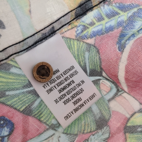 Robert Graham Havana Classic Fit Button-Down Shirt 3XL LINEN TROPICAL - Picture 9 of 12